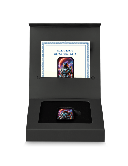 THE ASTRONAUT Premium Silver Cast Bar 2 Oz Silver - Coins & More - Silver