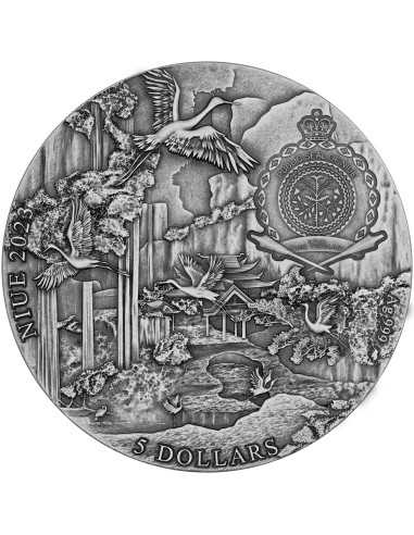 LÜ DONGBIN The Immortal Eight 2 Oz Silver Coin 5$ Niue 2023 - Coins & More - Niue