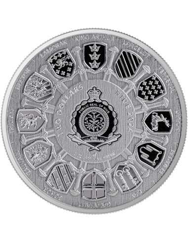 SIR LANCELOT Camelot Bullion Serie 1 Oz Silbermünze 2$ Niue 2024 - Coins & More - Niue