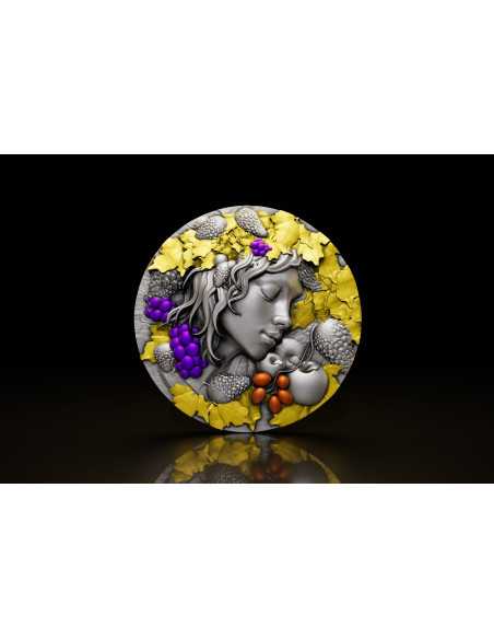 SIF Norse Blessing 2 Oz Silver Coin 2000 Francs Cameroon 2025 - Coins & More - Cameroon