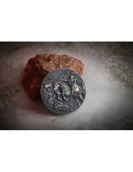 ZAWISZA LE NOIR Pièce de monnaie en argent de 200g 5000 Francs Cameroun 2024 - Coins & More - Cameroun