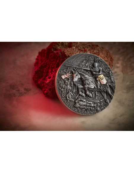 ZAWISZA IL NERO Moneta d'argento da 200 g 5000 franchi Camerun 2024 - Coins & More - Camerun