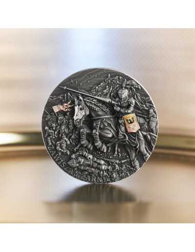 ZAWISZA LE NOIR Pièce de monnaie en argent de 200g 5000 Francs Cameroun 2024 - Coins & More - Cameroun
