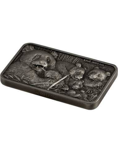 PANDA FAMILY Moneta d'argento da 1 Oz 1000 Franchi Benin 2025 - Coins & More - Africa