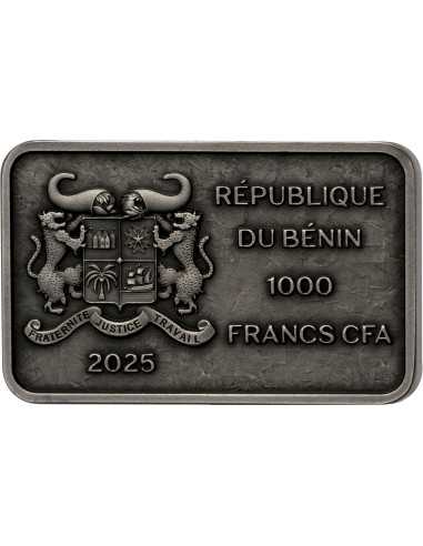 PANDA FAMILY Moneta d'argento da 1 Oz 1000 Franchi Benin 2025 - Coins & More - Africa
