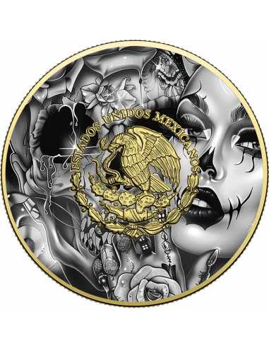 Chile Jalapeño Rojo MEXICAN BEAUTIES Mujeres Libertad 1 Oz Moneda de Plata México 2024 - Coins & More - Mexico