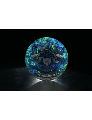 Moneta d'argento da 2 once NAGA 2000 Franchi Camerun 2025 - Coins & More - Camerun