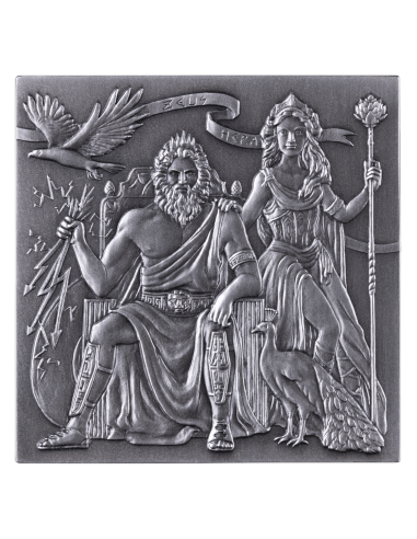 GREEK GODS 1Kg Silver Cube Coin 500 Francs Burundi 2025 - Coins & More - Burundi