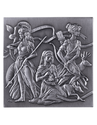 GREEK GODS 1Kg Silver Cube Coin 500 Francs Burundi 2025 - Coins & More - Burundi