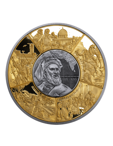 MARCO POLO 5 Oz Puzzle Moneda de Plata 250 Francos Djibouti 2025 - Coins & More - Africa