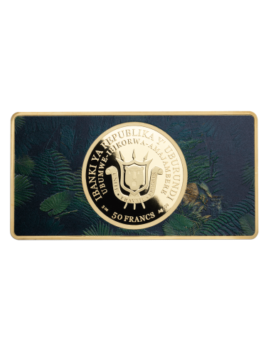 JUNGLE AT NIGHT 3 Oz Silver Coin 50 Francs Burundi 2025 - Coins & More - Burundi