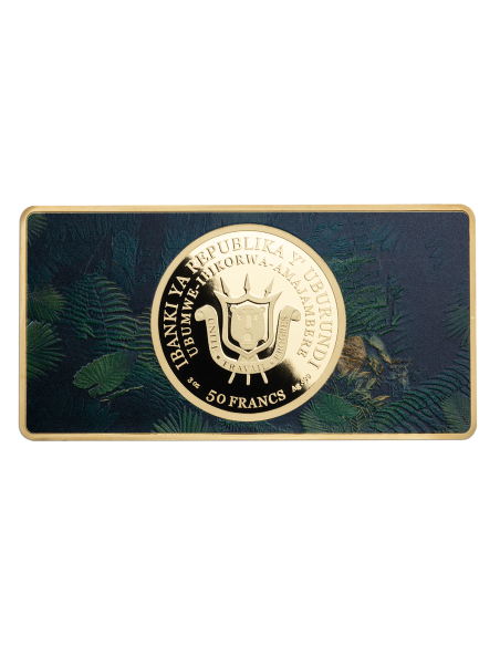 JUNGLE AT NIGHT 3 Oz Silbermünze 50 Francs Burundi 2025 - Coins & More - Burundi