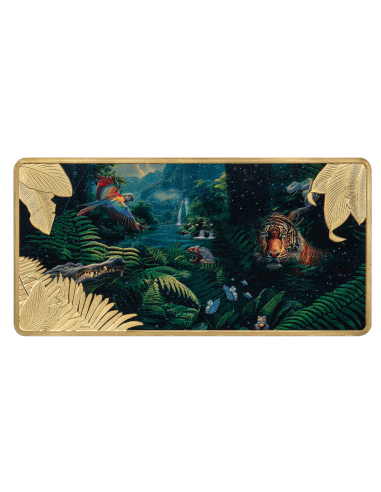 JUNGLE AT NIGHT 3 Oz Silver Coin 50 Francs Burundi 2025 - Coins & More - Burundi