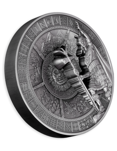 EMPIRE INCA Pièce de 1 Kg Kilo en Argent à Couches Multiples 20$ Samoa 2025 - Coins & More - Samoa