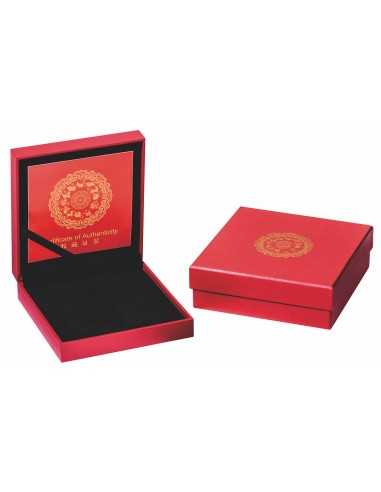 JAHR DES PFERDES Chinesisches Mondjahr Süßwasserperle 1 Oz Silbermünze 20 Vatu Vanuatu 2026 - Coins & More - Ozanien
