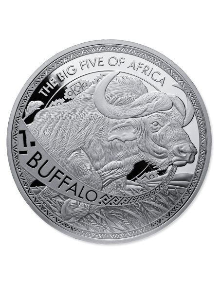 THE BIG FIVE OF AFRICA 5 x 1 Oz Moneta d'Argento 25 Franchi Burundi 2025 - Coins & More - Burundi