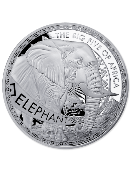 THE BIG FIVE OF AFRICA 5 x 1 Oz Moneta d'Argento 25 Franchi Burundi 2025 - Coins & More - Burundi