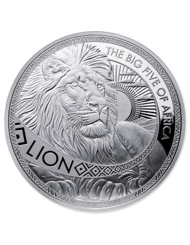 THE BIG FIVE OF AFRICA 5 x 1 Oz Moneta d'Argento 25 Franchi Burundi 2025 - Coins & More - Burundi