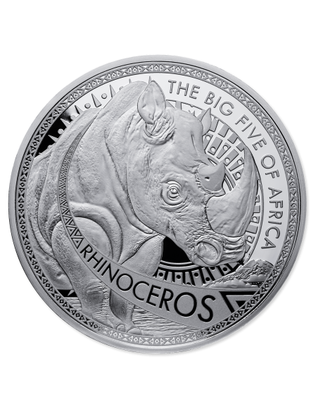 THE BIG FIVE OF AFRICA 5 x 1 Oz Moneta d'Argento 25 Franchi Burundi 2025 - Coins & More - Burundi