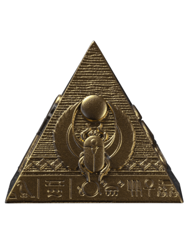 PYRAMIDES GILDES DE GIZA Set 3 Pièces Argent 200 Francs Djibouti 2025 - Coins & More - Afrique