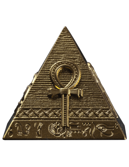 PYRAMIDES GILDES DE GIZA Set 3 Pièces Argent 200 Francs Djibouti 2025 - Coins & More - Afrique