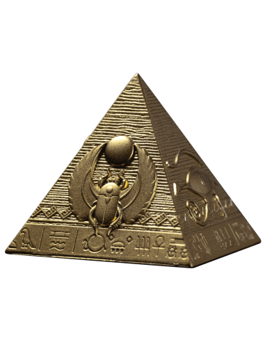 PYRAMIDES GILDES DE GIZA Set 3 Pièces Argent 200 Francs Djibouti 2025 - Coins & More - Afrique