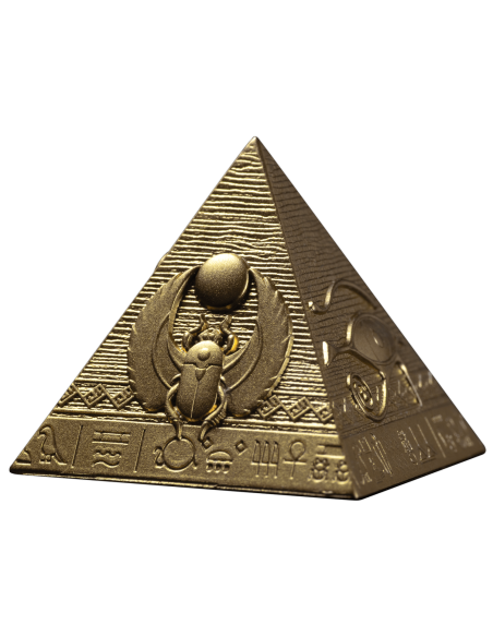 PYRAMIDES GILDES DE GIZA Set 3 Pièces Argent 200 Francs Djibouti 2025 - Coins & More - Afrique