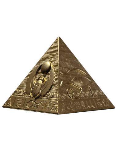 PYRAMIDES GILDES DE GIZA Set 3 Pièces Argent 200 Francs Djibouti 2025 - Coins & More - Afrique