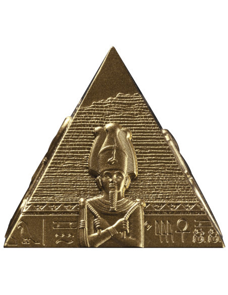 PYRAMIDES GILDES DE GIZA Set 3 Pièces Argent 200 Francs Djibouti 2025 - Coins & More - Afrique