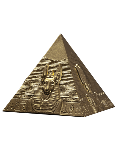 PYRAMIDES GILDES DE GIZA Set 3 Pièces Argent 200 Francs Djibouti 2025 - Coins & More - Afrique