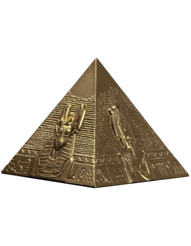 PYRAMIDES GILDES DE GIZA Set 3 Pièces Argent 200 Francs Djibouti 2025 - Coins & More - Afrique