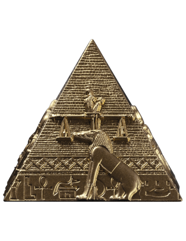 PYRAMIDES GILDES DE GIZA Set 3 Pièces Argent 200 Francs Djibouti 2025 - Coins & More - Afrique