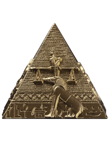 PYRAMIDES GILDES DE GIZA Set 3 Pièces Argent 200 Francs Djibouti 2025 - Coins & More - Afrique