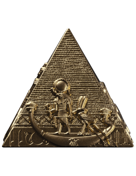 PYRAMIDES GILDES DE GIZA Set 3 Pièces Argent 200 Francs Djibouti 2025 - Coins & More - Afrique