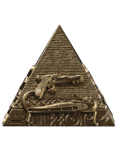 PYRAMIDES GILDES DE GIZA Set 3 Pièces Argent 200 Francs Djibouti 2025 - Coins & More - Afrique