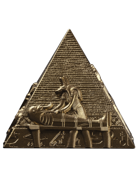 PYRAMIDES GILDES DE GIZA Set 3 Pièces Argent 200 Francs Djibouti 2025 - Coins & More - Afrique