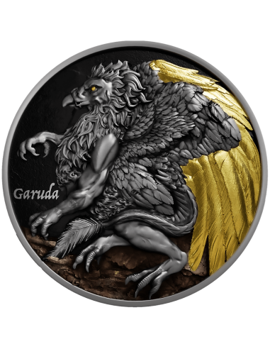 GARUDA 2 Oz Silver Coin 2000 Francs Cameroon 2025 - Coins & More - Cameroun
