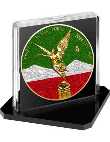 COLORS OF MEXICO Libertad 1 Oz Silver Coin Mexico 2024 - Coins & More - Mexique