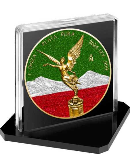 COLORS OF MEXICO Libertad 1 Oz Silver Coin Mexico 2024 - Coins & More - Mexique