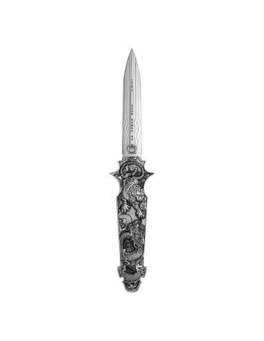 DRAGON TIGER SWITCHBLADE Moneda de Plata de 2 Oz 5$ Samoa 2025 - Coins & More - Samoa