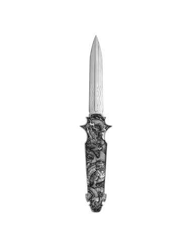 DRAGON TIGER SWITCHBLADE Moneda de Plata de 2 Oz 5$ Samoa 2025 - Coins & More - Samoa