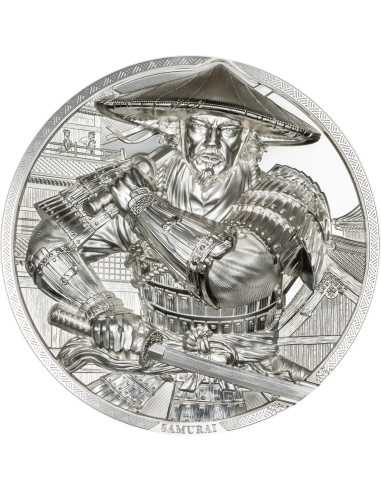 SAMURAI 5 Oz Moneda de Plata 25$ Islas Cook 2025 - Coins & More - Islas Cook