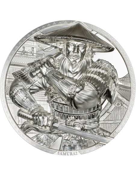 SAMURAI 5 Oz Moneda de Plata 25$ Islas Cook 2025 - Coins & More - Islas Cook