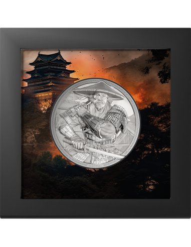 SAMURAI 5 Oz Moneda de Plata 25$ Islas Cook 2025 - Coins & More - Islas Cook