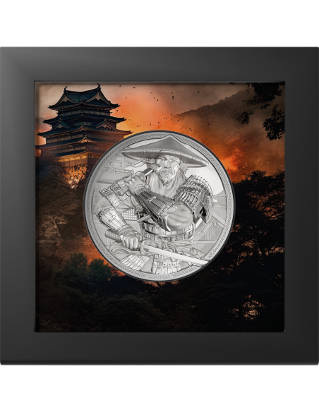 SAMURAI 5 Oz Moneda de Plata 25$ Islas Cook 2025 - Coins & More - Islas Cook