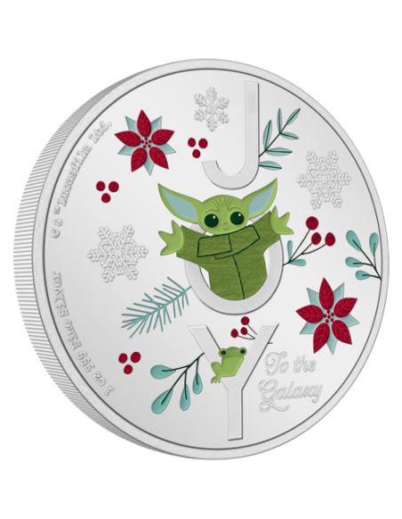 STAR WARS Season's Greetings 1 Oz Silver Coin 2$ Niue 2021 - Coins & More - Niue