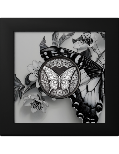 BUTTERFLY Moneta d'argento da 1 Oz 5$ Isole Cook 2025 - Coins & More - Isole Cook