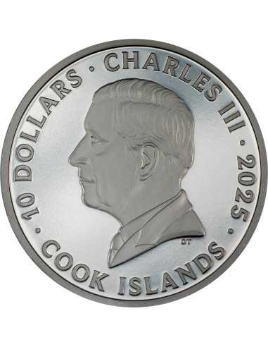 ANCHOR ROUGH STORMS Viaggio Moneta d'Argento da 2 Oz 10$ Isole Cook 2025 - Coins & More - Isole Cook