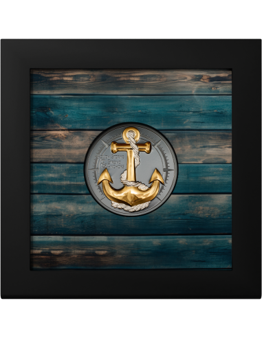 ANCHOR ROUGH STORMS Journey Moneda de Plata de 2 Oz 10$ Islas Cook 2025 - Coins & More - Islas Cook