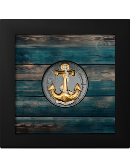 ANCHOR ROUGH STORMS Journey Moneda de Plata de 2 Oz 10$ Islas Cook 2025 - Coins & More - Islas Cook